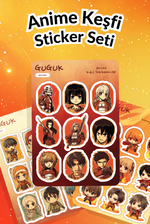 Anime Keşfi Sticker Yaprakları
