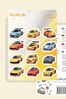 Yarışçı Arabalar Sticker Yaprakları Seti</span>