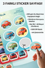 Macera Arabaları Sticker Yaprakları Seti </span>