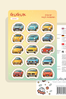 Macera Arabaları Sticker Yaprakları Seti </span>