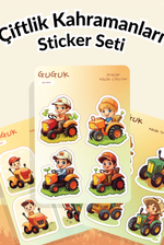 Çiftlik Kahramanları Sticker Yaprakları Seti
