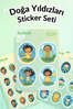 Doğa Yıldızları Sticker Yaprakları Seti
