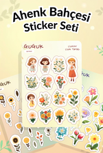 Ahenk Bahçesi Sticker Yaprakları Seti