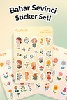 Bahar Sevinci Sticker Yaprakları Seti