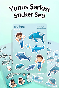 Yunus Şarkısı Sticker Yaprakları Seti 