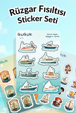 Rüzgar Fısıltısı Sticker Yaprakları Seti