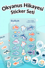 Okyanus Hikayesi Sticker Yaprakları Seti