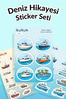 Deniz Hikayesi Sticker Yaprakları Seti