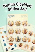 Kur'an Çiçekleri Sticker Yaprakları Seti