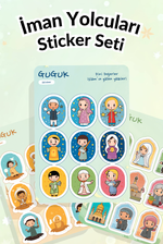 İman Yolcuları Sticker Yaprakları Seti