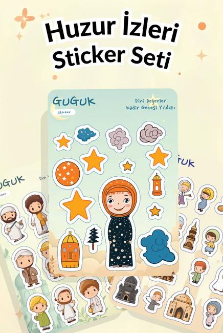 Huzur İzleri Sticker Yaprakları Seti