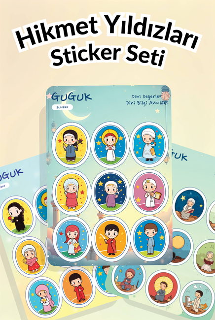 Hikmet Yıldızları Sticker Yaprakları Seti