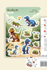 Dinozor Macerası Sticker Yaprakları Seti</span>