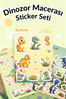 Dinozor Macerası Sticker Yaprakları Seti
