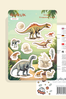Dinozor İzleri Sticker Yaprakları Seti</span>