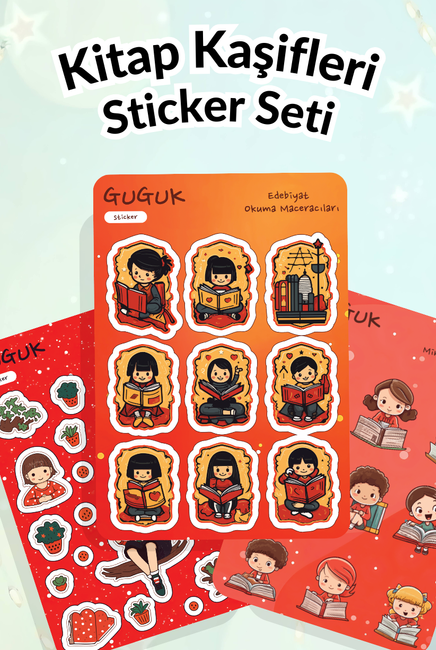 Kitap Kaşifleri Sticker Yaprakları Seti