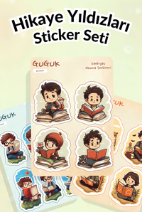 Hikaye Yıldızları Sticker Yaprakları Seti