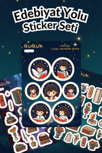 Edebiyat Yolu Sticker Yaprakları Seti