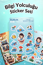 Bilgi Yolculuğu Sticker Yaprakları Seti