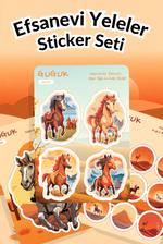 Efsanevi Yeleler Sticker Yaprakları Seti