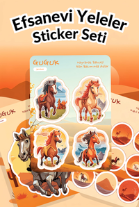 Efsanevi Yeleler Sticker Yaprakları Seti