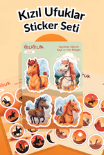 Kızıl Ufuklar Sticker Yaprakları Seti
