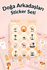 Doğa Arkadaşları Sticker Yaprakları Seti