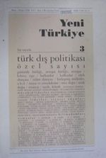 Yeni Türkiye Türk Dış Politikası Özel Sayısı 2-F-114