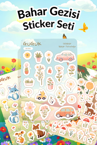 Bahar Gezisi Sticker Yaprakları Seti