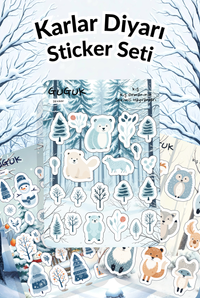 Karlar Diyarı Sticker Yaprakları Seti