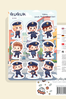 Polis Yıldızları Sticker Yaprakları Seti </span>