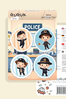 Polis Yıldızları Sticker Yaprakları Seti </span>