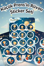 Küçük Prens'in Rüyası Sticker Yaprakları Seti