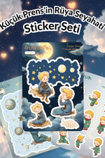 Küçük Prens'in Rüya Seyahati Sticker Yaprakları Seti