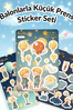 Balonlarla Küçük Prens Sticker Yaprakları Seti 