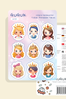 Şık ve Güzel Kızlar Sticker Yaprakları Seti</span>