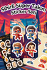 Sihirli Süper Takım Sticker Yaprakları Seti 
