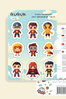 Mini Görev Ekibi Sticker Yaprakları Seti</span>