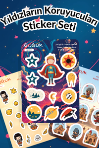 Yıldızların Koruyucuları Sticker Yaprakları Seti