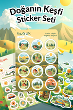 Doğanın Keşfi Sticker Yaprakları Seti 