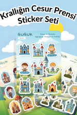 Krallığın Cesur Prensi Sticker Yaprakları Seti