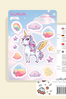 Büyülü Unicorn Rüyası Sticker Yaprakları Seti</span>