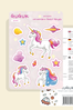 Büyülü Unicorn Rüyası Sticker Yaprakları Seti</span>