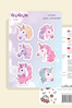Renkli Unicorn Masalları Sticker Yaprakları Seti </span>