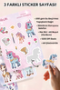 Unicorn ve Renkli Arkadaşlık Sticker Yaprakları Seti </span>