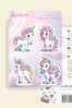 Unicorn ve Renkli Arkadaşlık Sticker Yaprakları Seti </span>