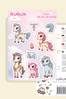 Unicorn ve Renkli Arkadaşlık Sticker Yaprakları Seti </span>