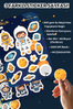 Astronotların Macerası Sticker Yaprakları Seti</span>