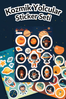 Kozmik Yolcular Sticker Yaprakları Seti 