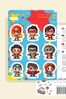 Süper Kahramanlar Ekibi Sticker Yaprakları Seti</span>